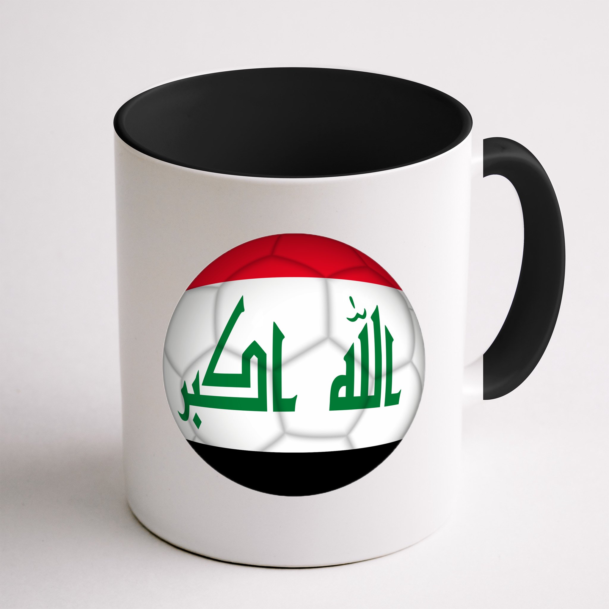 Iraqi Futbol Soccer Team Front And Back Mug