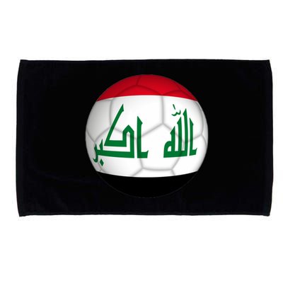 Iraqi Futbol Soccer Team Front And Back Microfiber Hand Towel