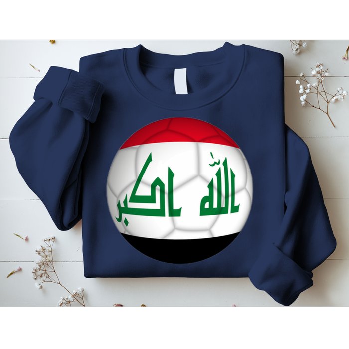 Iraqi Futbol Soccer Team Front And Back Sweatshirt