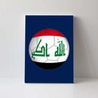 Iraqi Futbol Soccer Team Front And Back Canvas