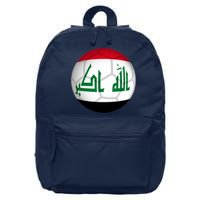 Iraqi Futbol Soccer Team Front And Back 16 in Basic Backpack