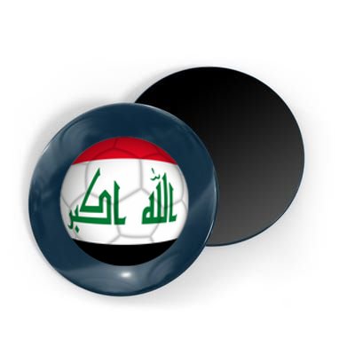 Iraqi Futbol Soccer Team Front And Back Magnet