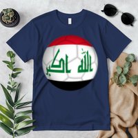 Iraqi Futbol Soccer Team Front And Back Premium T-Shirt