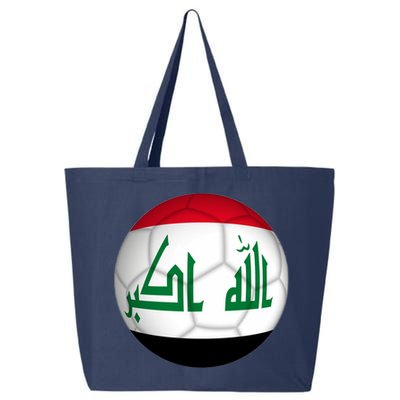 Iraqi Futbol Soccer Team Front And Back 25L Jumbo Tote
