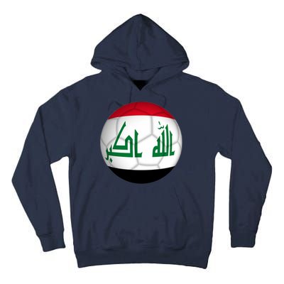 Iraqi Futbol Soccer Team Front And Back Tall Hoodie