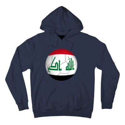 Iraqi Futbol Soccer Team Front And Back Tall Hoodie