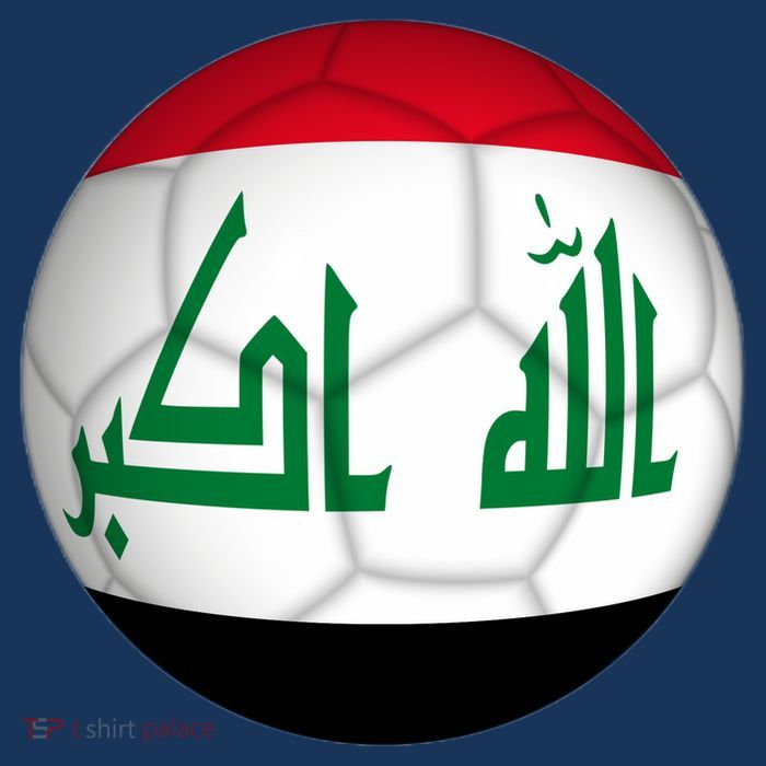 Iraqi Futbol Soccer Team Front And Back Tank Top