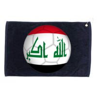 Iraqi Futbol Soccer Team Front And Back Grommeted Golf Towel