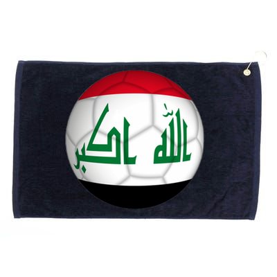 Iraqi Futbol Soccer Team Front And Back Grommeted Golf Towel