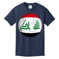 Iraqi Futbol Soccer Team Front And Back Kids T-Shirt