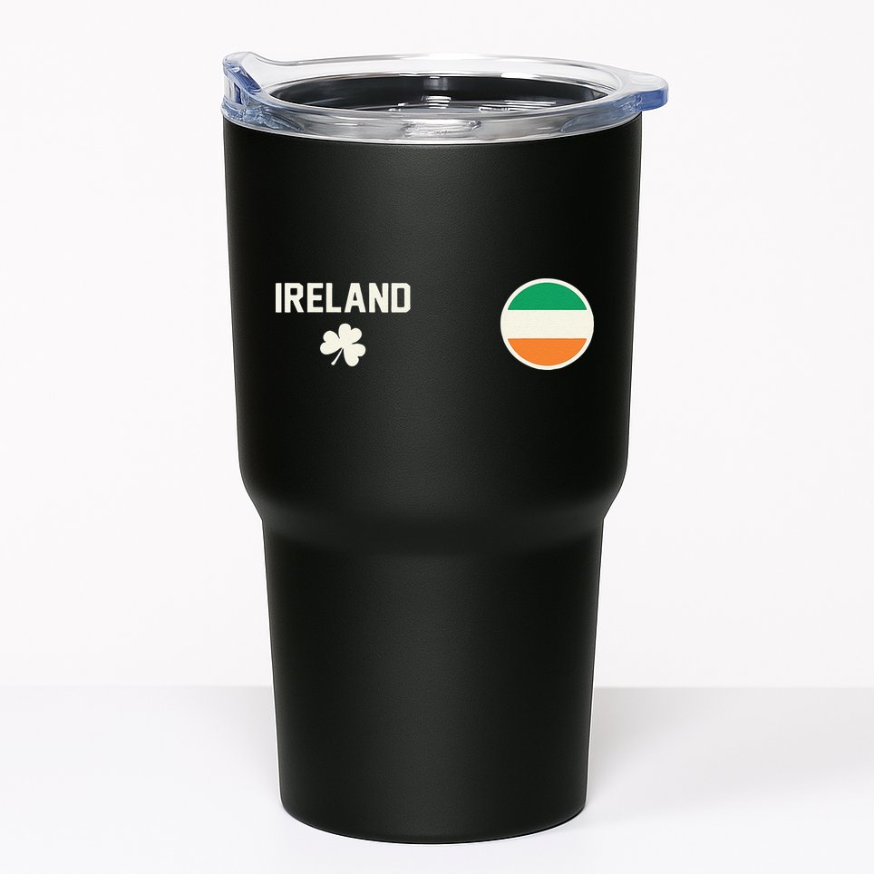 Ireland Football Soccer Jersey Tumbler