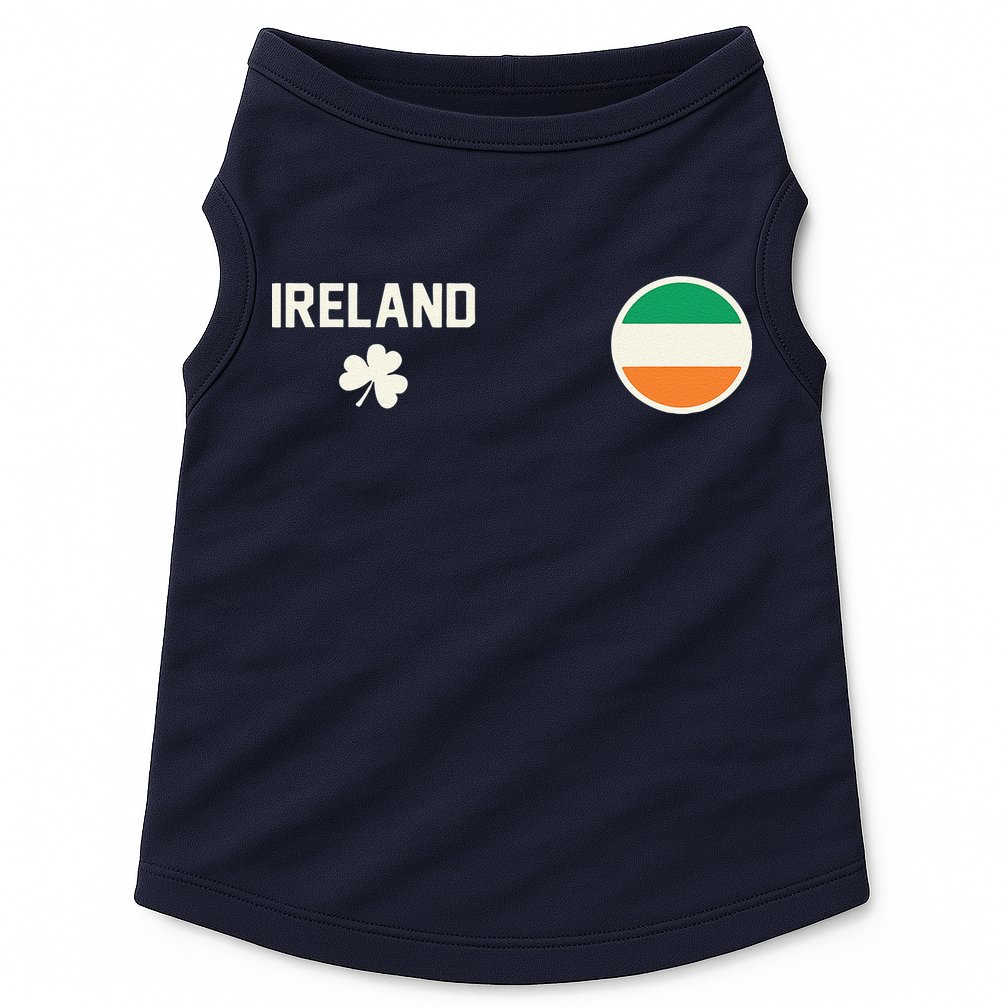 Ireland Football Soccer Jersey Doggie Tank
