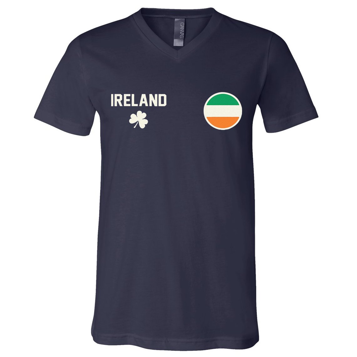 Ireland Football Soccer Jersey V-Neck T-Shirt
