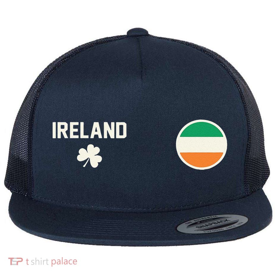 Ireland Football Soccer Jersey Flatbill Hat