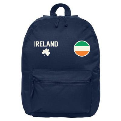 Ireland Football Soccer Jersey 16 in Basic Backpack