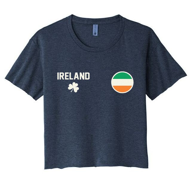 Ireland Football Soccer Jersey Crop Top