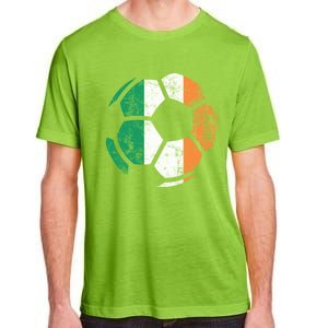 Irish Flag Soccer Football St Patrick's Day Sports Gift Adult ChromaSoft Performance T-Shirt