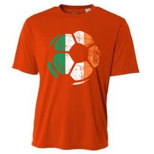 Irish Flag Soccer Football St Patrick's Day Sports Gift Cooling Performance Crew T-Shirt