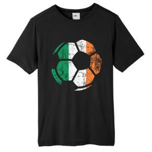 Irish Flag Soccer Football St Patrick's Day Sports Gift Tall Fusion ChromaSoft Performance T-Shirt