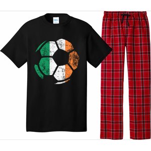 Irish Flag Soccer Football St Patrick's Day Sports Gift Pajama Set