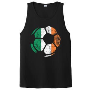 Irish Flag Soccer Football St Patrick's Day Sports Gift PosiCharge Competitor Tank