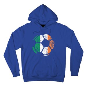 Irish Flag Soccer Football St Patrick's Day Sports Gift Hoodie