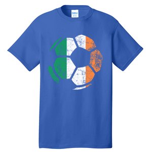 Irish Flag Soccer Football St Patrick's Day Sports Gift Tall T-Shirt