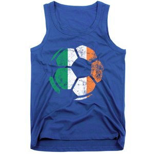 Irish Flag Soccer Football St Patrick's Day Sports Gift Tank Top