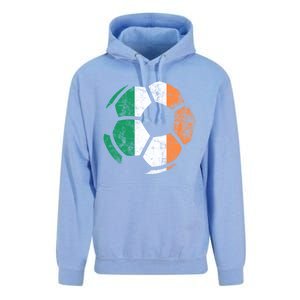 Irish Flag Soccer Football St Patrick's Day Sports Gift Unisex Surf Hoodie