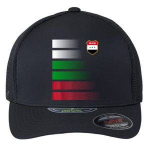 Iraqi Futbol Soccer Jersey Flexfit Unipanel Trucker Cap