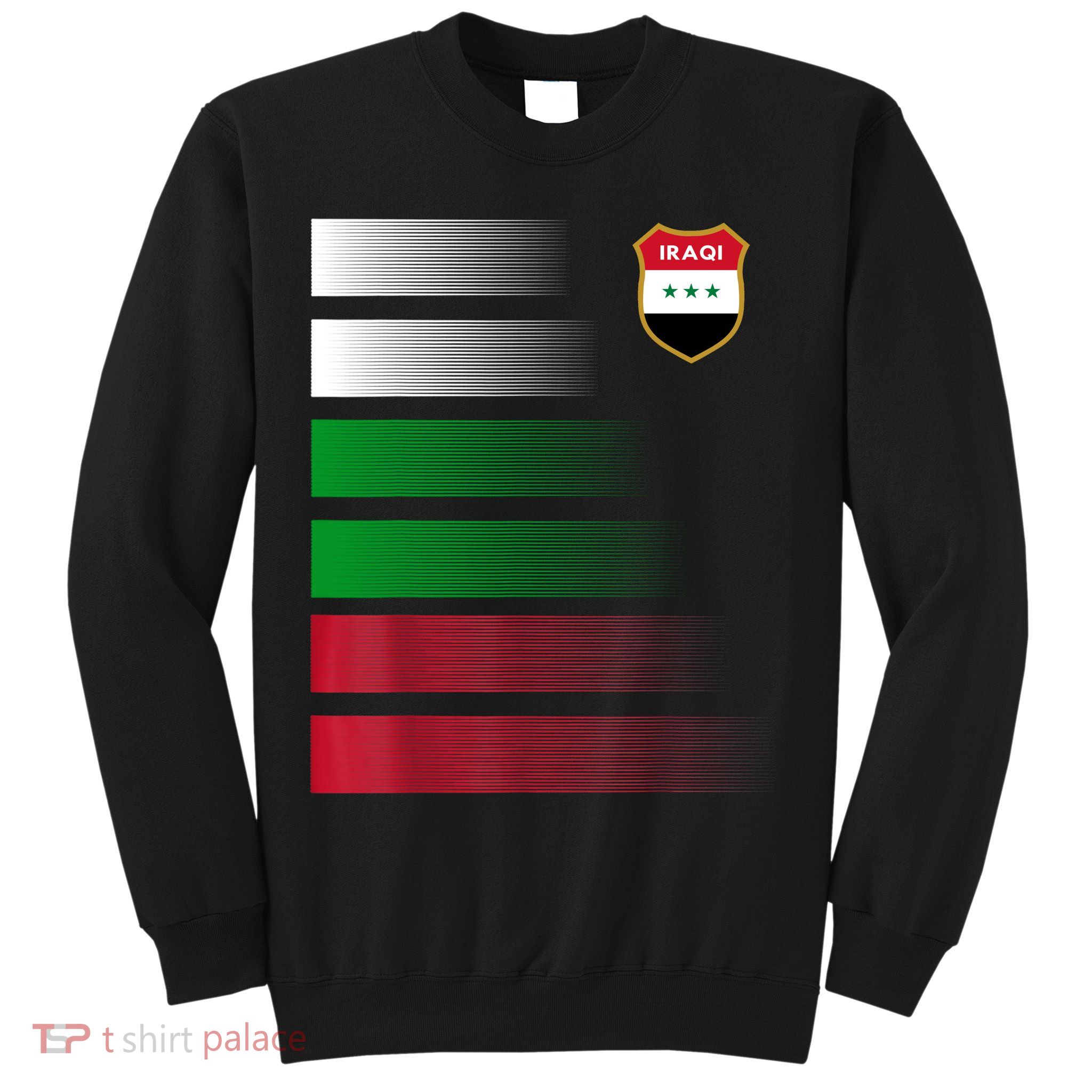 Iraqi Futbol Soccer Jersey Sweatshirt