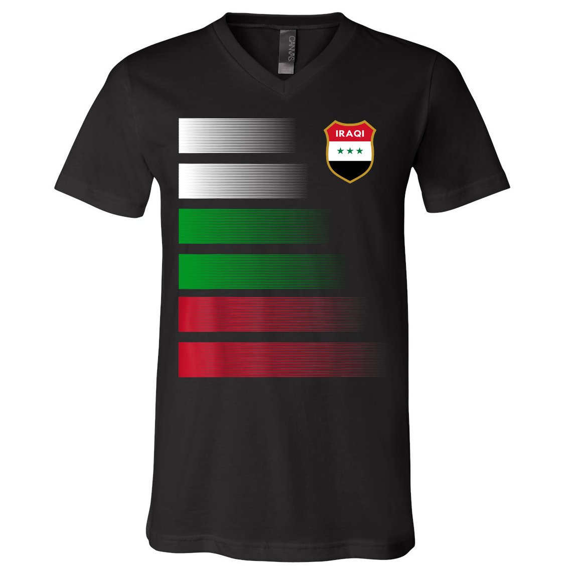 Iraqi Futbol Soccer Jersey V-Neck T-Shirt