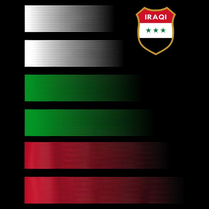 Iraqi Futbol Soccer Jersey 16 in Basic Backpack