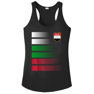 Iraqi Futbol Soccer Jersey Ladies PosiCharge Competitor Racerback Tank