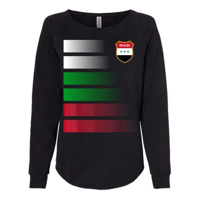 Iraqi Futbol Soccer Jersey Womens California Wash Sweatshirt