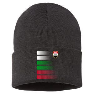 Iraqi Futbol Soccer Jersey Sustainable Knit Beanie