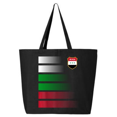 Iraqi Futbol Soccer Jersey 25L Jumbo Tote
