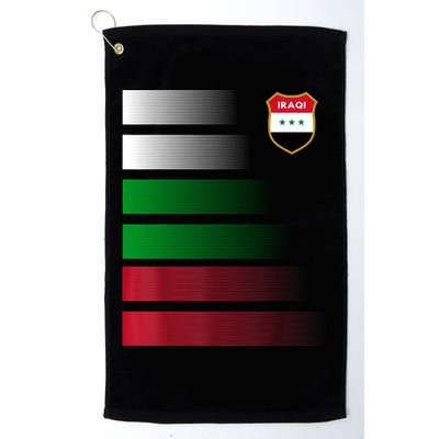 Iraqi Futbol Soccer Jersey Golf Towel