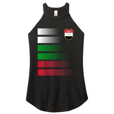 Iraqi Futbol Soccer Jersey Women’s Perfect Tri Rocker Tank