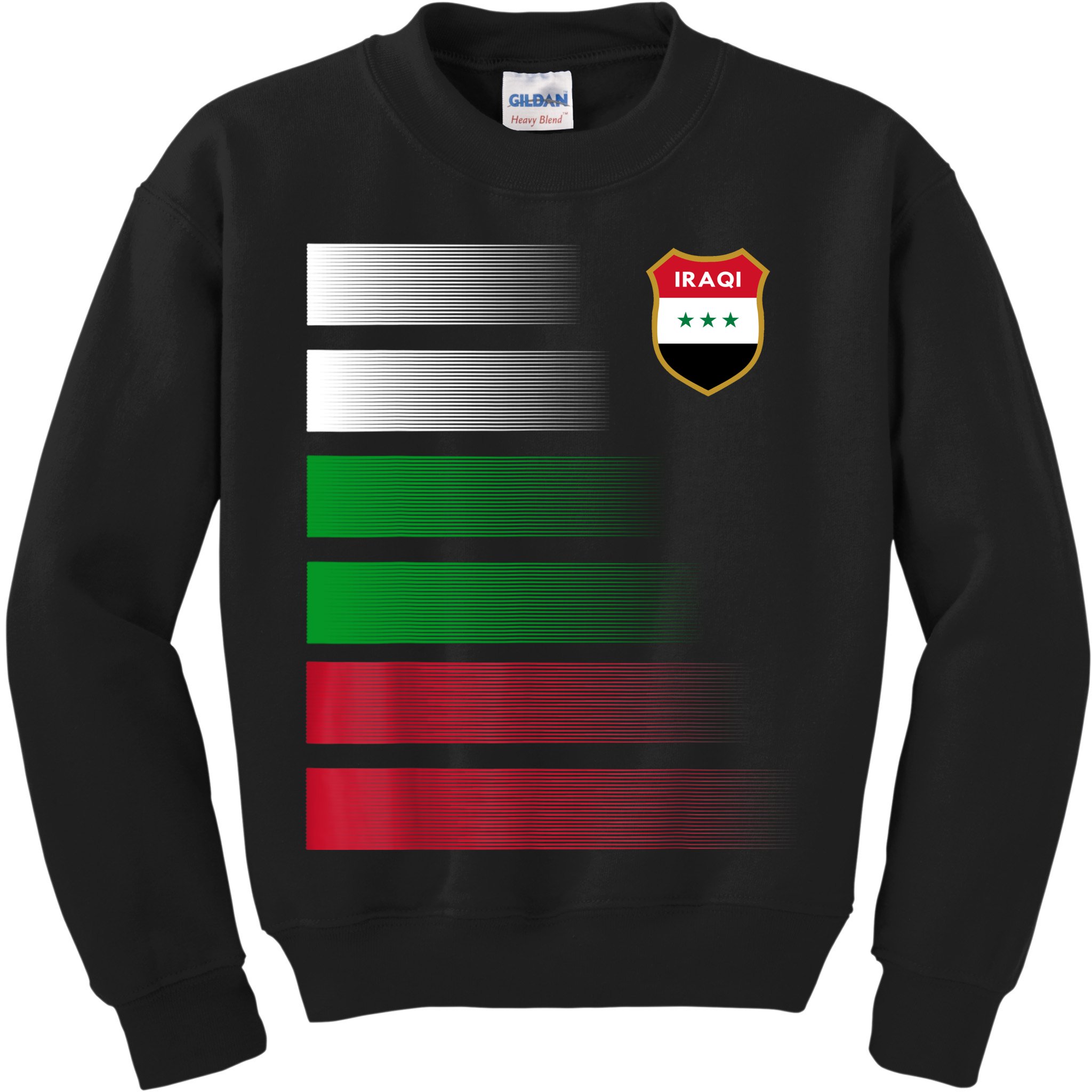 Iraqi Futbol Soccer Jersey Kids Sweatshirt
