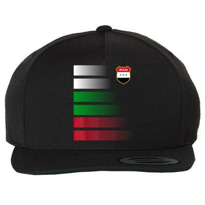 Iraqi Futbol Soccer Jersey Wool Snapback Cap