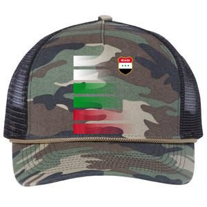 Iraqi Futbol Soccer Jersey Retro Rope Trucker Hat Cap