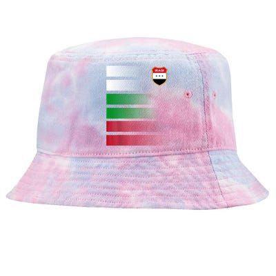 Iraqi Futbol Soccer Jersey Tie-Dyed Bucket Hat