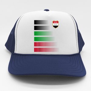 Iraqi Futbol Soccer Jersey Trucker Hat