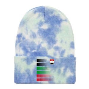 Iraqi Futbol Soccer Jersey Tie Dye 12in Knit Beanie