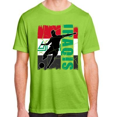 Iraqi Futbol Soccer Player Adult ChromaSoft Performance T-Shirt