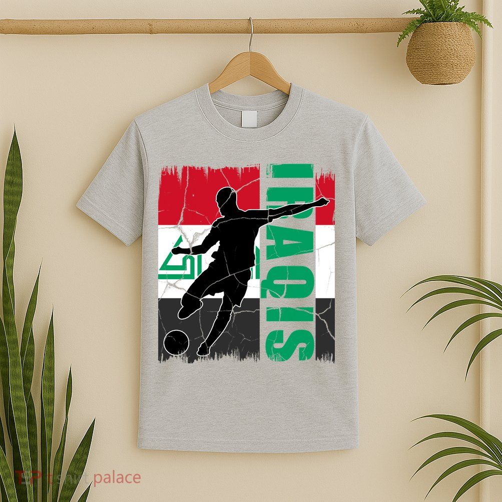 Iraqi Futbol Soccer Player T-Shirt