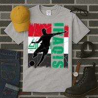 Iraqi Futbol Soccer Player Tall T-Shirt