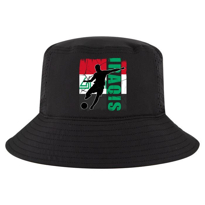 Iraqi Futbol Soccer Player Cool Comfort Performance Bucket Hat