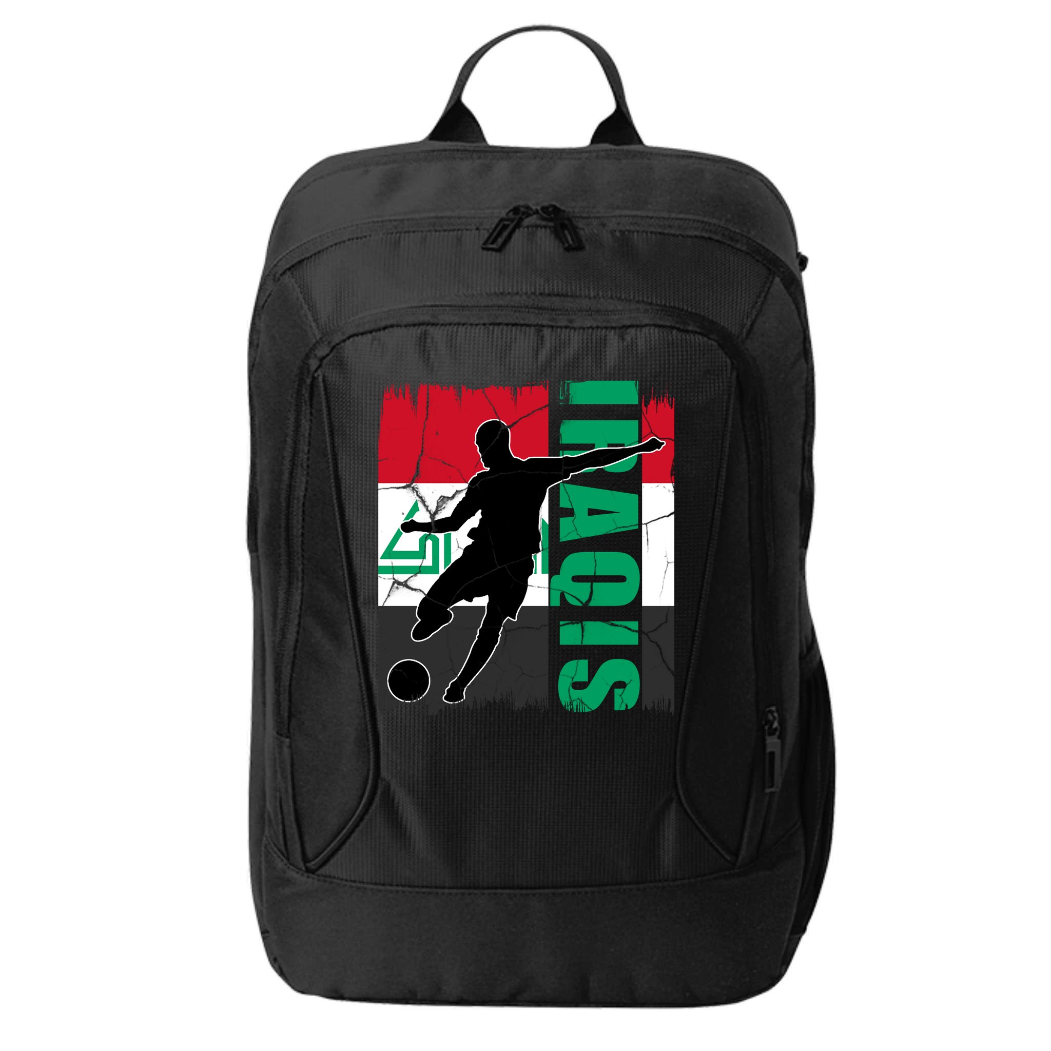 Iraqi Futbol Soccer Player City Backpack